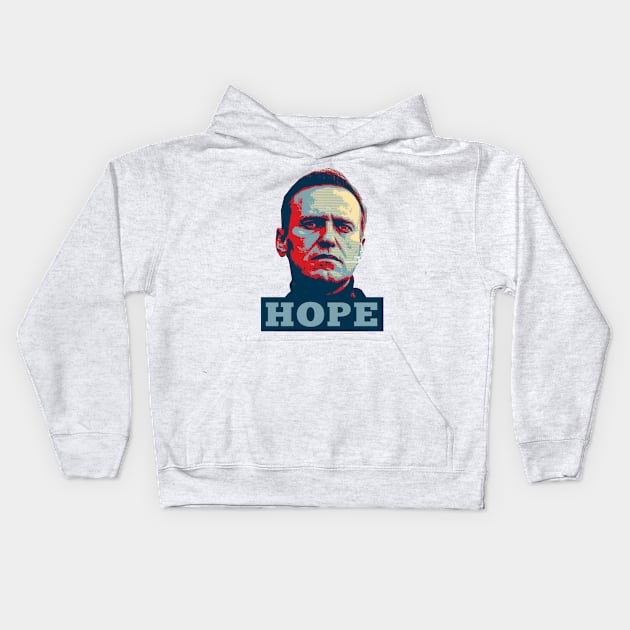 NAVALNY HOPE Kids Hoodie by ProgressiveMOB